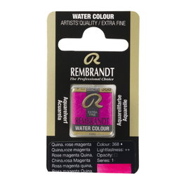 Rembrandt Acuarela Pastilla Rosa Magenta Quinacridona 368