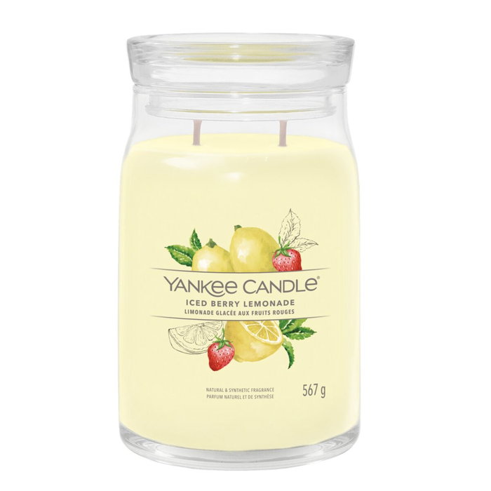 Yankee Candle Signature Iced Berry Lemonade 567g Yankee Candle Signature Iced Berry Lemonade 567g