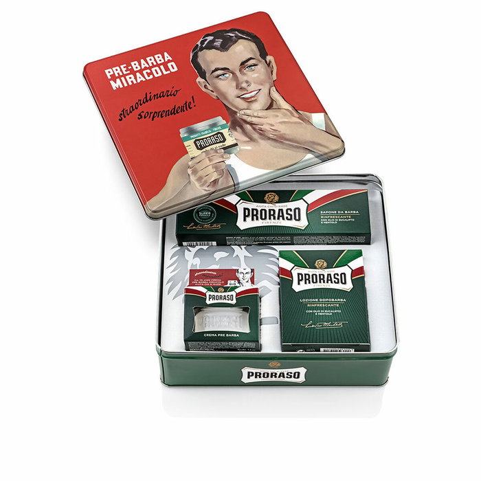 Proraso Estuche de Cuidado del Afeitado Refrescante 4 piezas