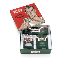 Proraso Estuche de Cuidado del Afeitado Refrescante 4 piezas