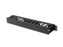 Lanberg Organizador de cables 1U 19 pulg negro