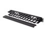 Lanberg Organizador de cables 1U 19 pulg negro