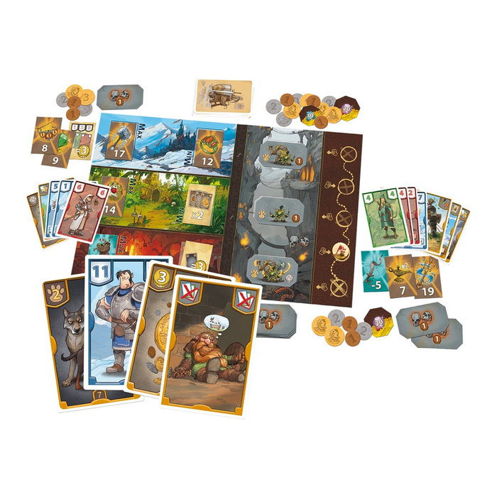 Devir Juego de Mesa Treasure Hunters - Juego de Cartas de Fantasía y Estrategia para 2-6 Jugadores +8 Años, 40 Min, Diseño de Richard Garfield, Castellano/Catalán/Portugués/Italiano