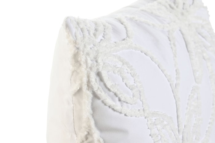 DKD Home Decor Cojín de Poliéster Blanco 45x45 cm