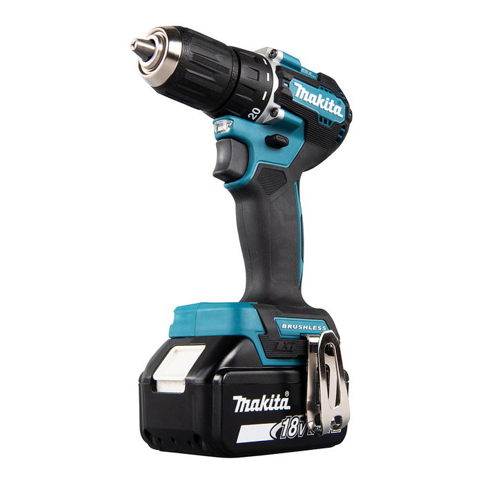 Makita DDF487Z Taladro Percutor a Bateria 18V 40 Nm, Pistola, Turbo, Sin Bateria, 1.3 cm en Acero, 3.6 cm en Madera, 1700 RPM, 940 g, Color Turquesa Makita DDF487Z Taladro Percutor a Bateria 18V 40 Nm, Pistola, Turbo, Sin Bateria, 1.3 cm en Acero, 3.6 cm en Madera, 1700 RPM, 940 g, Color Turquesa