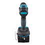 Makita DDF487Z Taladro Percutor a Bateria 18V 40 Nm, Pistola, Turbo, Sin Bateria, 1.3 cm en Acero, 3.6 cm en Madera, 1700 RPM, 940 g, Color Turquesa
