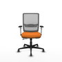 PIQUERAS Y CRESPO Silla de oficina Haches Naranja y Gris