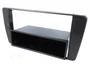4CARMEDIA Bastidor de montaje de radio para Škoda Octavia II, 2 ISO, negro