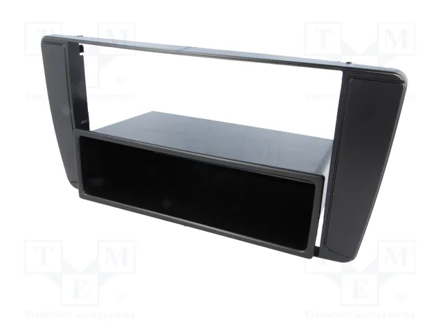 4CARMEDIA Bastidor de montaje de radio para Škoda Octavia II, 2 ISO, negro 4CARMEDIA Bastidor de montaje de radio para Škoda Octavia II, 2 ISO, negro