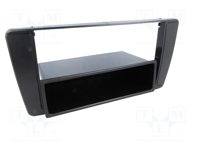 4CARMEDIA Bastidor de montaje de radio para Škoda Octavia II, 2 ISO, negro 4CARMEDIA Bastidor de montaje de radio para Škoda Octavia II, 2 ISO, negro