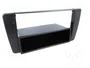 4CARMEDIA Bastidor de montaje de radio para Škoda Octavia II, 2 ISO, negro