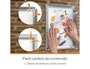 Nobo Marco porta anuncios Essence DIN A4 con clip y esquinas ingleteadas