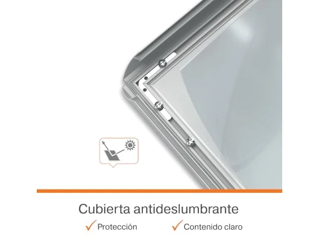 Nobo Marco porta anuncios Essence DIN A4 con clip y esquinas ingleteadas Nobo Marco porta anuncios Essence DIN A4 con clip y esquinas ingleteadas