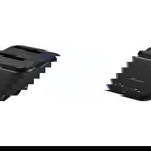 LC-Power Docking Station LC-DOCK-U3-III para 2x HDD/SSD SATA 2.5"/3.5" USB 3.2 Gen 1 Negro