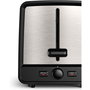 Bosch TAT5P420 Tostadora de 2 rebanadas, Negro y Acero inoxidable