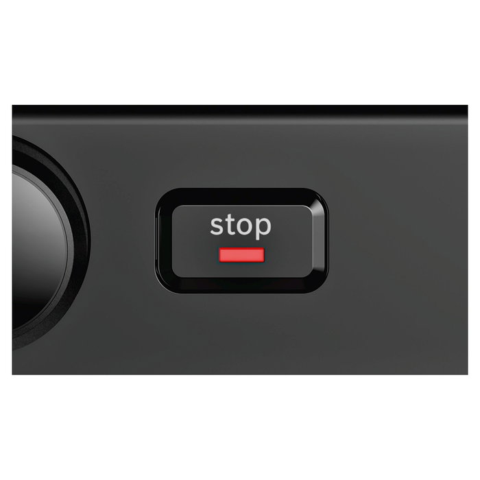 Bosch TAT5P420 Tostadora DesignLine, Acero Inoxidable, 2 Rebanadas, 970W, Función Descongelar y Recalentar, Negro