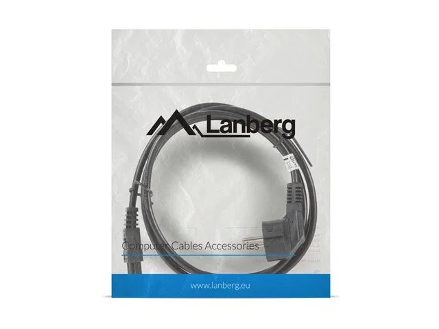 Lanberg CA-C5CA-11CC-0018-BK Cable de Alimentación CEE 7/7 a C5 de 1,8 m