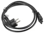 Lanberg CA-C5CA-11CC-0018-BK Cable de Alimentación 1.8m, Conectores Schuko (CEE7/7) Macho a IEC320 C5 Hembra Angular, Negro
