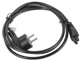 Lanberg CA-C5CA-11CC-0018-BK Cable de alimentación Schuko a IEC 320 C5, 1,8 m, Negro