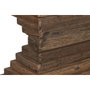 DKD Home Decor Consola Item Home Marron Blanco Madera reciclada Marmol 138 x 45 x 87 cm