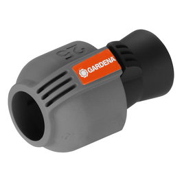 Gardena 2761-20 Sprinklersystem Verbinder 25 mm x 3/4"-Innengewinde, Conector para Riego, Negro, Gris