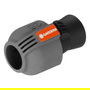 Gardena 2761-20 Sprinklersystem Verbinder 25 mm x 3/4"-Innengewinde, Conector para Riego, Negro, Gris