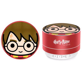 ERT GROUP Altavoz Portátil Inalámbrico Harry Potter 3W RMS Batería 300 mAh Micrófono Llamadas Tarjeta SD MP3 Radio FM Aluminio LED