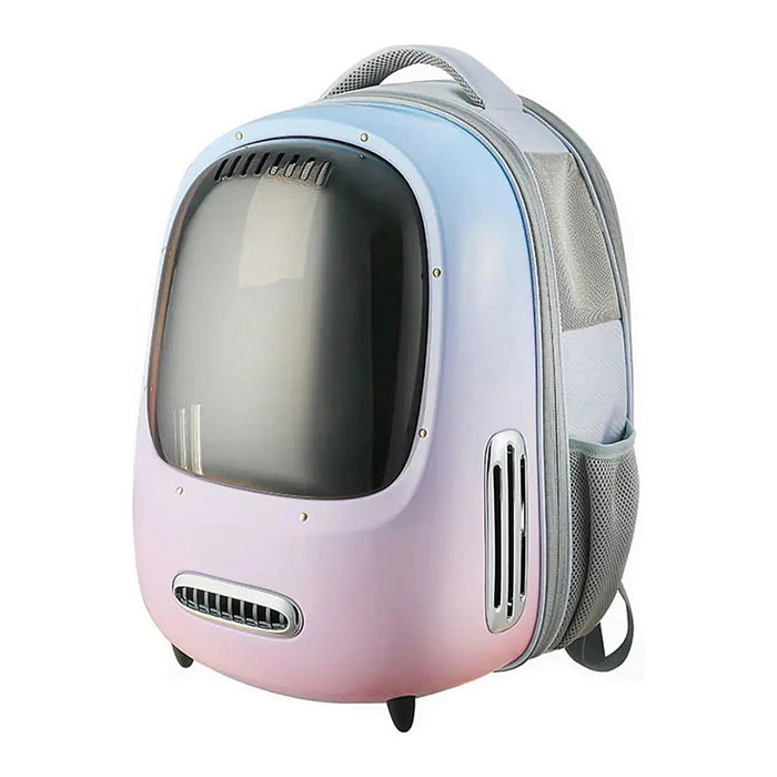 Petkit Breezy2 Katzenrucksack Transporttasche - Transportín Rígido de Mochila con Ventilador para Gatos y Mascotas Pequeñas, Carga Frontal, Rosa Degradado Petkit Breezy2 Katzenrucksack Transporttasche - Transportín Rígido de Mochila con Ventilador para Gatos y Mascotas Pequeñas, Carga Frontal, Rosa Degradado