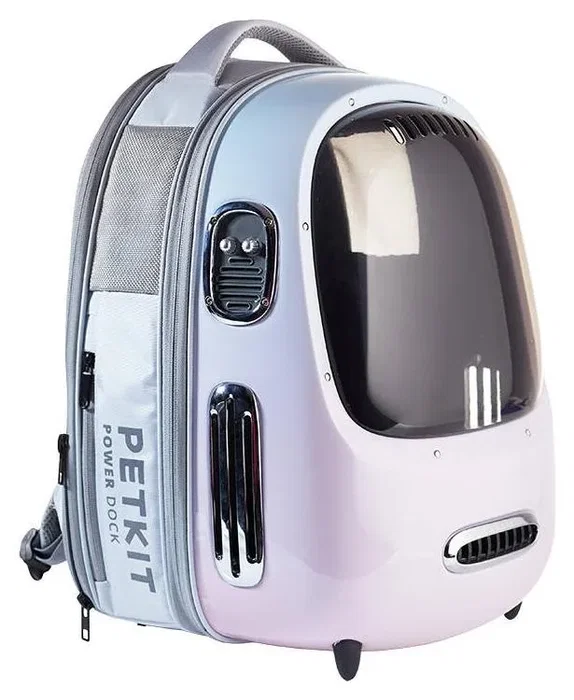 Petkit Breezy 2 Mochila Transportín Inteligente para Gatos, Rosa