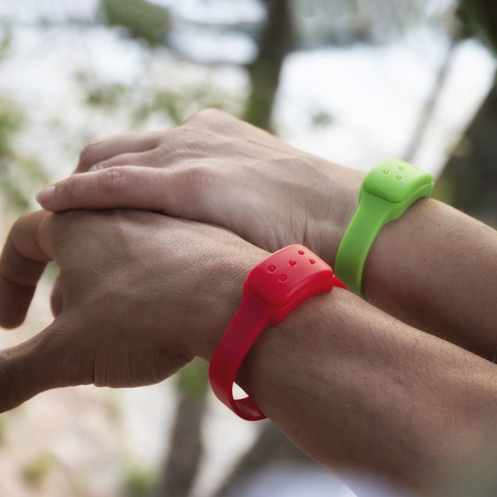 Pulsera Antimosquitos de Citronela InnovaGoods Rojo