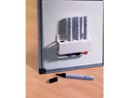 Nobo Porta Rotuladores Magnético 3503846 Capacidad 4 Rotuladores 8x12x3,2 cm