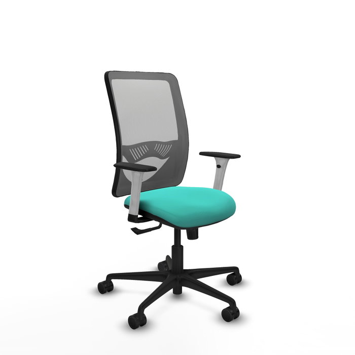 PIQUERAS Y CRESPO Silla de oficina Zulema con mecanismo Sincro, Turquesa y Gris PIQUERAS Y CRESPO Silla de oficina Zulema con mecanismo Sincro, Turquesa y Gris