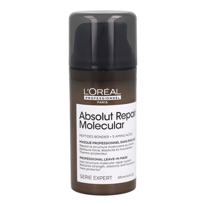 L'Oréal Professionnel Paris Absolut Repair Molecular Mascarilla sin aclarado 100 ml L'Oréal Professionnel Paris Absolut Repair Molecular Mascarilla sin aclarado 100 ml