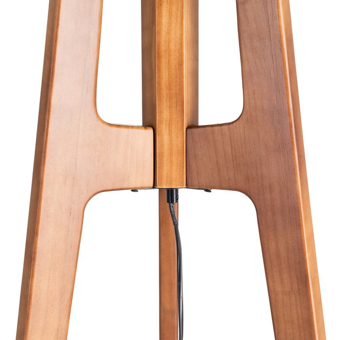 Ixia Lámpara de suelo marrón tejido-madera 40 x 40 x 158 cm Ixia Lámpara de suelo marrón tejido-madera 40 x 40 x 158 cm
