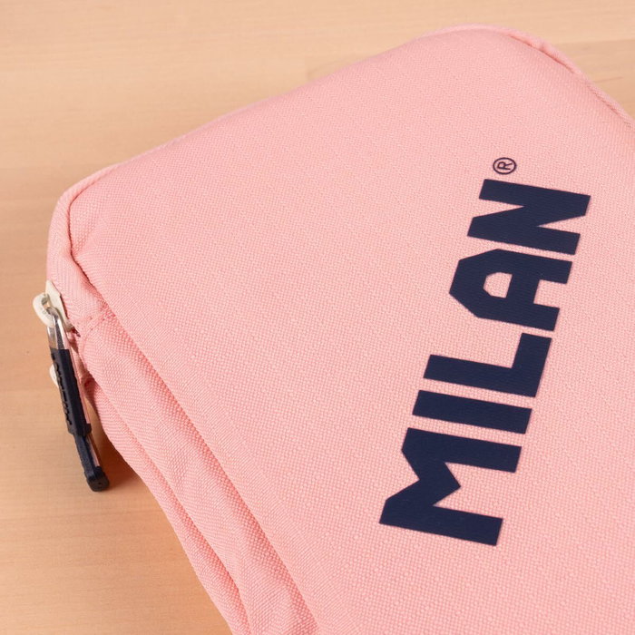 Milan Plumier de 2 Pisos con Contenido Serie 430 Rosa
