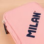 Milan Plumier de 2 Pisos con Contenido Serie 430 Rosa