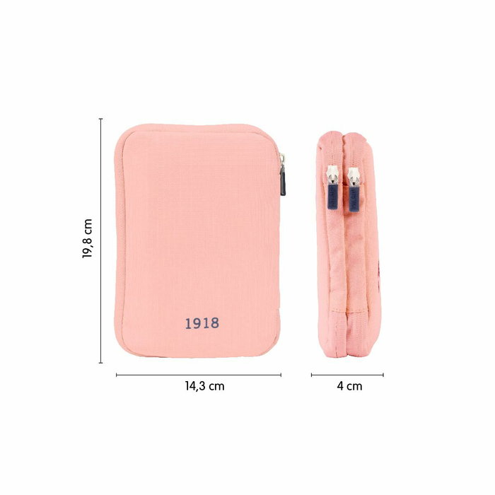 Milan Plumier de 2 Pisos con Contenido Serie 430 Rosa