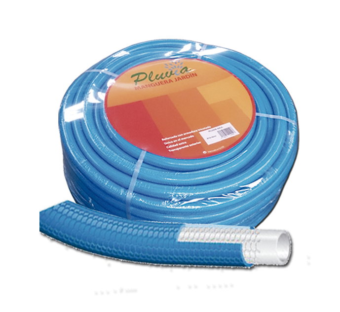 PLUVIA Manguera Tricoazul Inter/Blanco 19x25 Rollo PLUVIA Manguera Tricoazul Inter/Blanco 19x25 Rollo