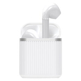 Be Mix Auriculares Inalámbricos Blanc CMP Bluetooth para Música y Llamadas Universal Android IOS Windows