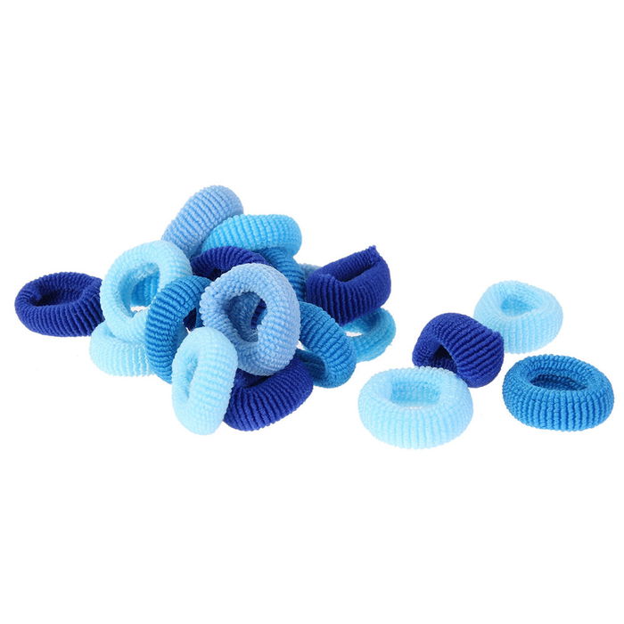 Tom et Zoe Juego de 30 Gomas de Pelo Elásticas Coloridas de Tacto Suave