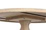 DKD Home Decor Mesa Redonda de Comedor de Mango Natural 150x150x76 cm