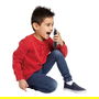 VTech KidiTalkie Walkie Talkie para Niños, 2 Piezas, Azul y Amarillo, Edad 4-12 Años, 200m Alcance, 4 Juegos, Con Pantalla LCD, Funciona con 6 Pilas AAA
