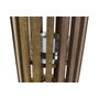 DKD Home Decor Portavelas Mango y Cristal Marrón Natural 20x20x51 cm