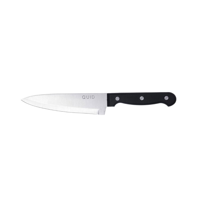 Quid Cuchillo Cocina Oasis 15 cm (6 Unidades) de Color Negro Quid Cuchillo Cocina Oasis 15 cm (6 Unidades) de Color Negro