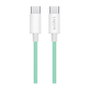 LogiLink Cable USB 2.0 Tipo-C a Tipo-C de 1,5 m, verde, 60W