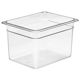 CAMBRO 28CW-135 - Recipiente GN 1/2 11,7 L - 26,5 x 32,5 x 20 cm - Transparente - Venta 1 unidad.