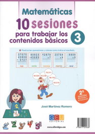 GEU 10 sesiones para trabajar los contenidos básicos. Cuaderno 3, Martínez Romero, José - GEU