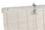 DKD Home Decor Estor Enrollable de Bambú Barnizado Blanco 120x175 cm