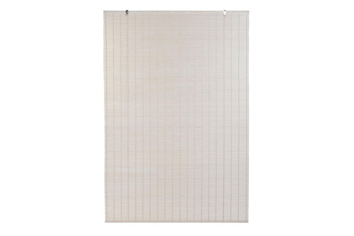DKD Home Decor Estor Oriental Blanco Bambu Polyester 2 x 175 x 120 cm
