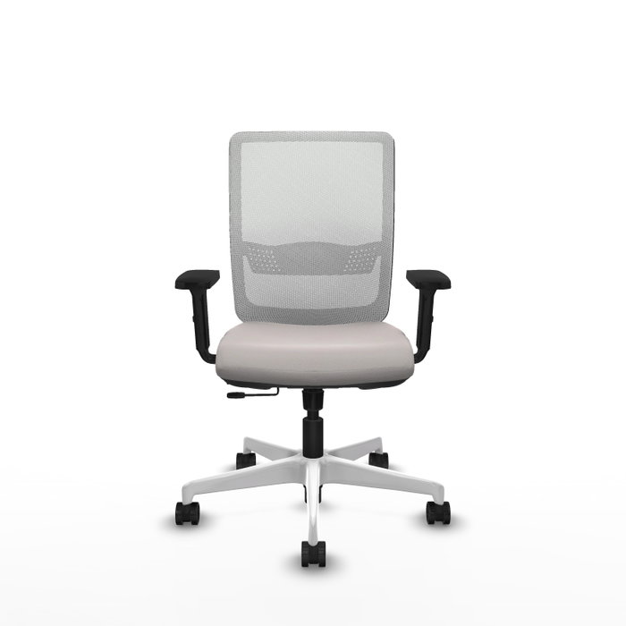 PIQUERAS Y CRESPO Silla de oficina Haches Blanco con mecanismo Sincro/Traslack PIQUERAS Y CRESPO Silla de oficina Haches Blanco con mecanismo Sincro/Traslack